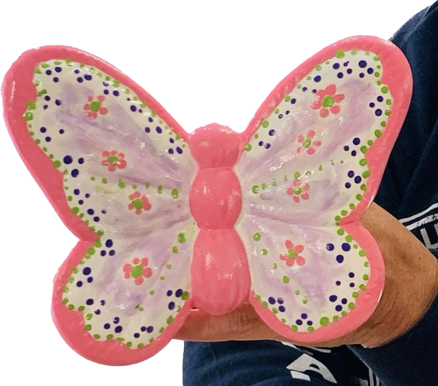Butterfly quilted