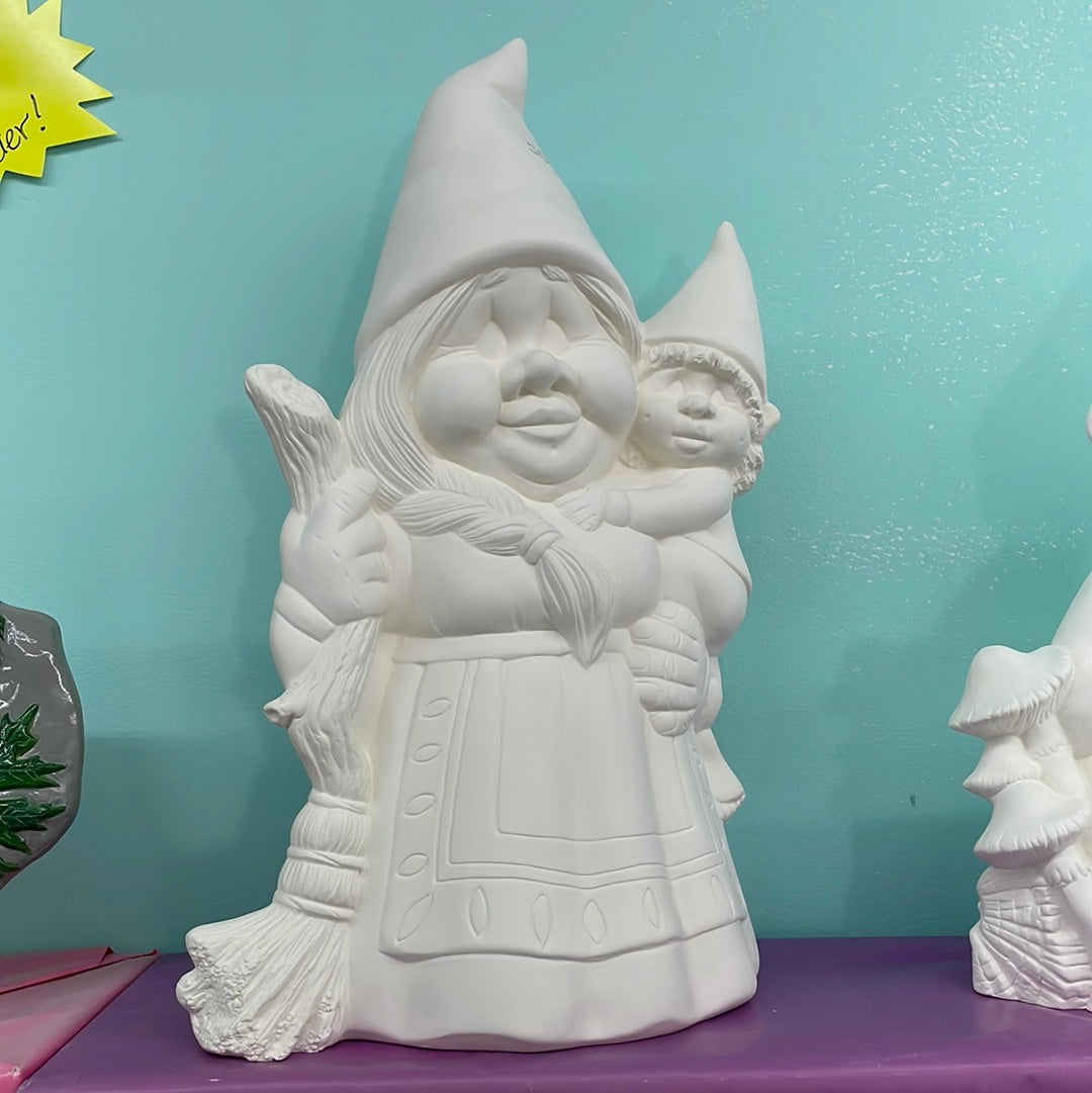Gnome and baby