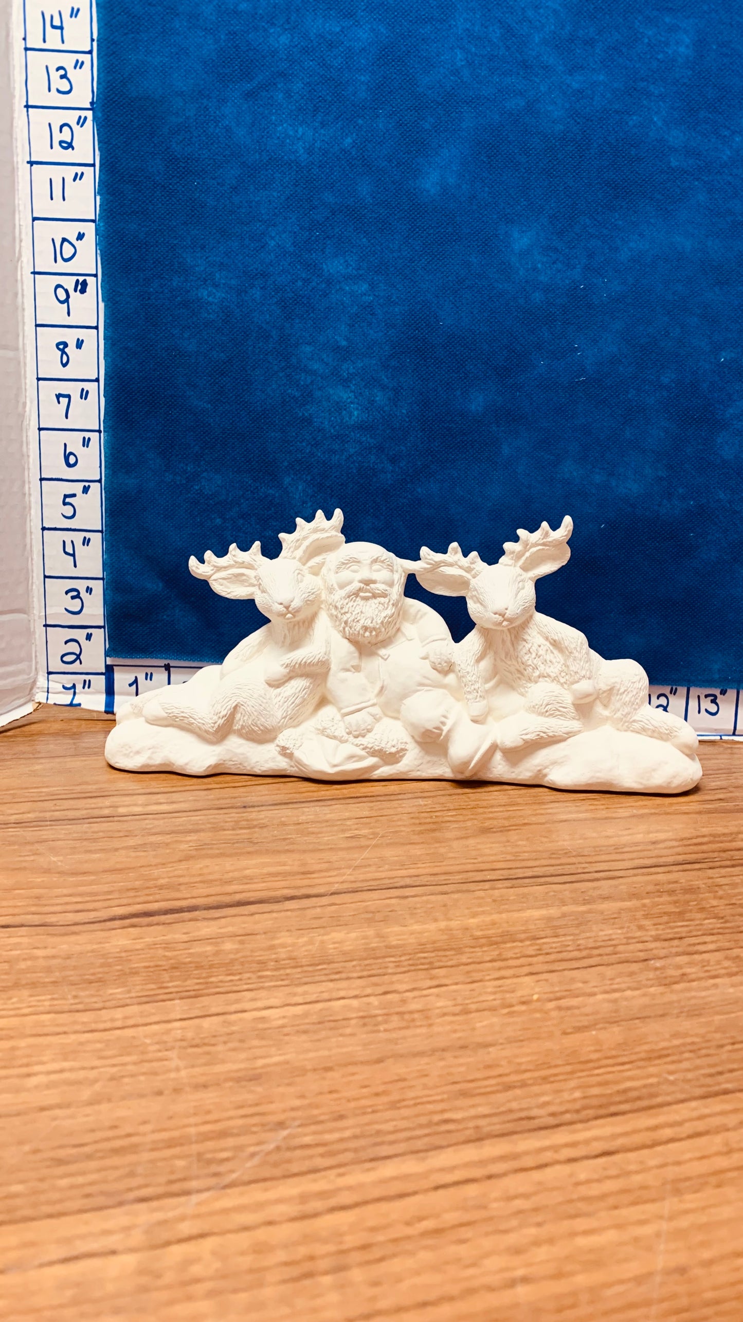 Santa and reindeer