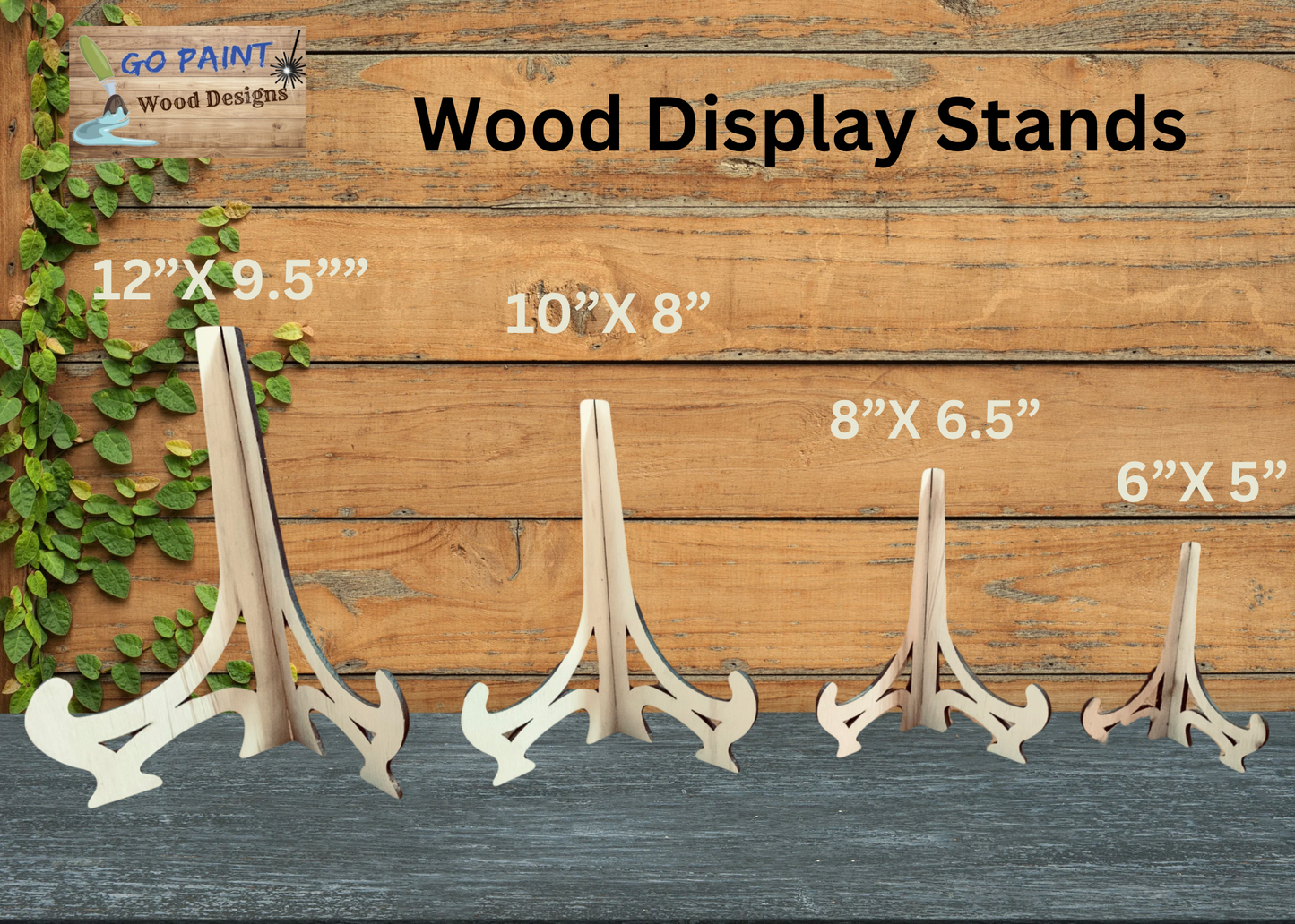 Wood Display Stand 6”X 5”