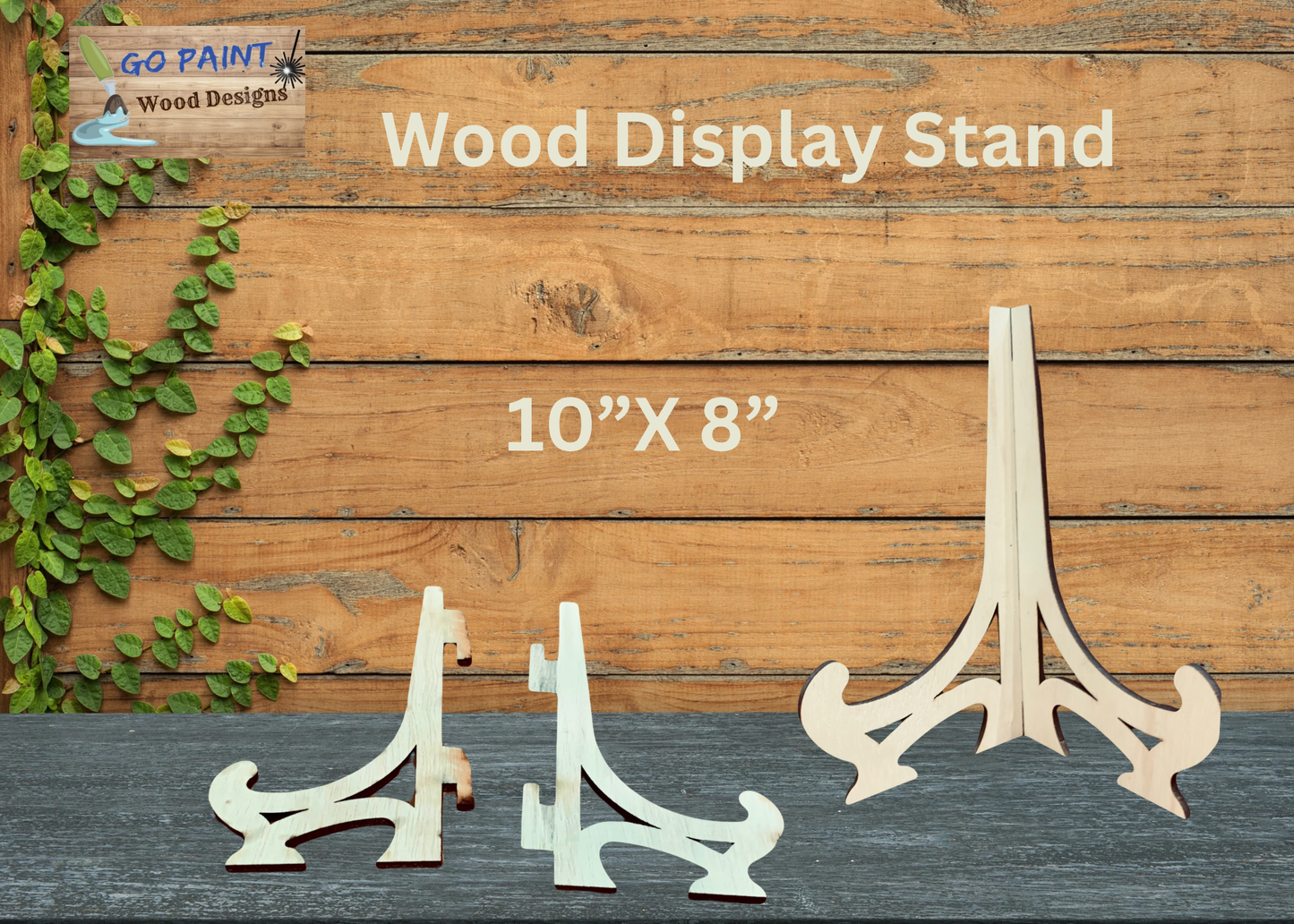 Wood Display Stand 10”X 8”