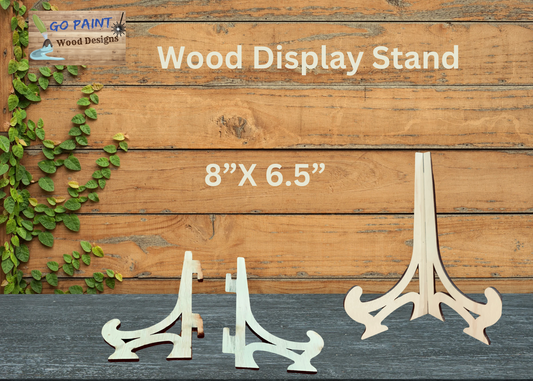 Wood Display Stand 8”X 6.5”