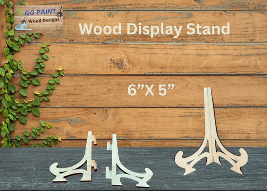 Wood Display Stand 6”X 5”