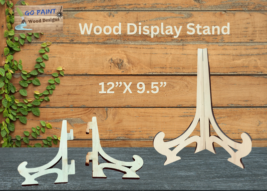 Wood Display Stand 12”X 9.5”
