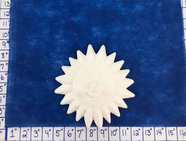 Happy sun face plaque