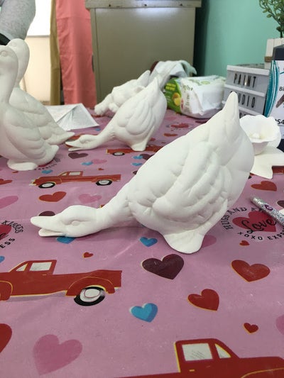 Duck head down softee