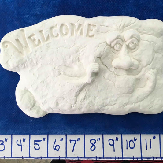 Over the edge welcome rock Plaque