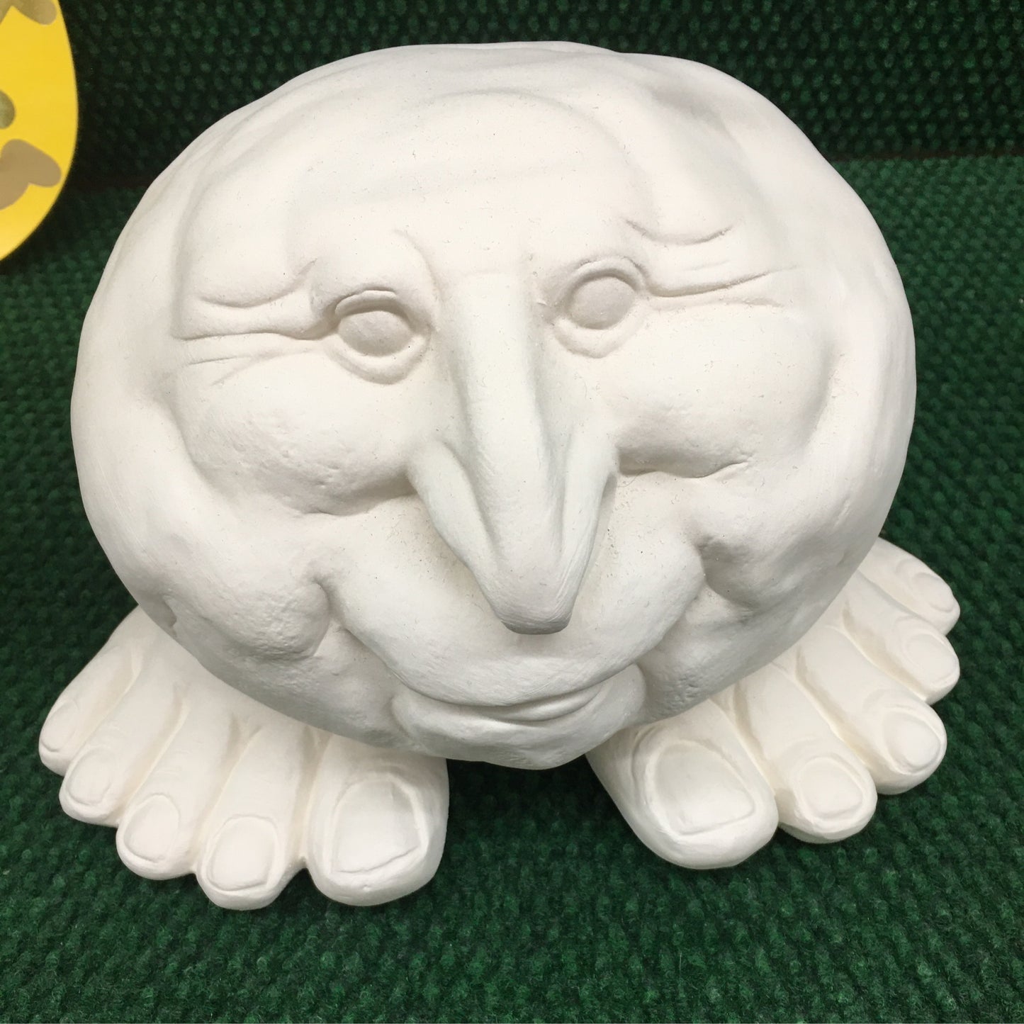 Rock face with feet