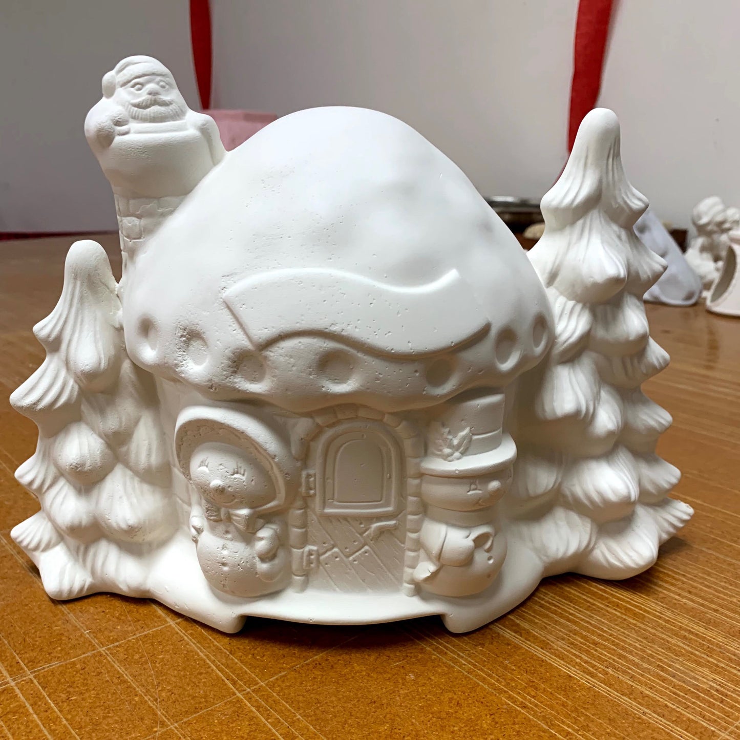 Santa and friends house