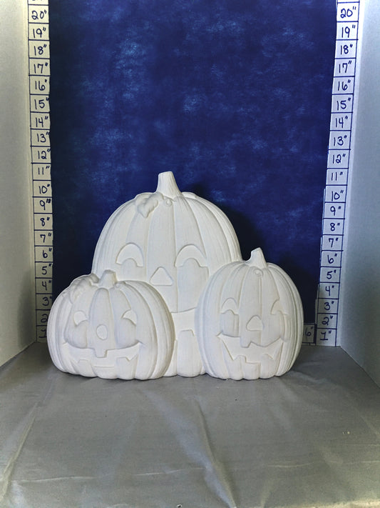Pumpkin window slim 3 pumpkins