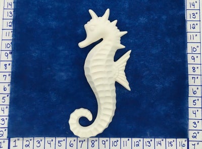 Seahorse plaque Left facing